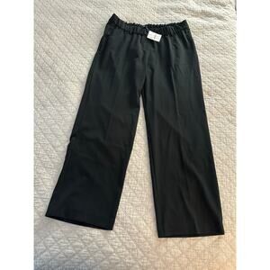 J. Crew Factory Maternity straight-leg work pant Black Size 8 NWT